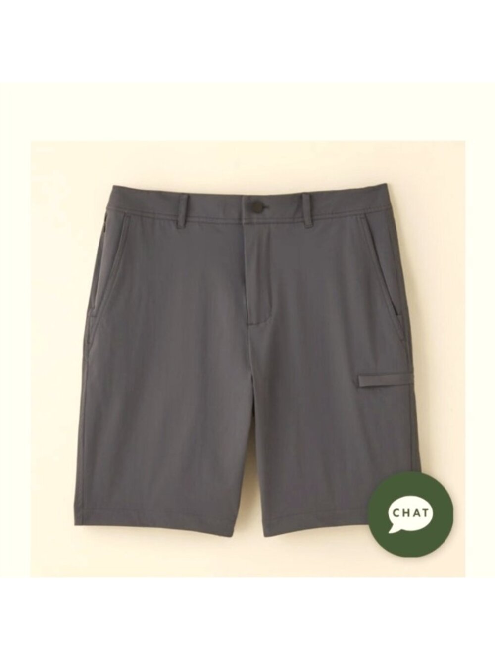 Roots Mens Shorts Recover Tech Short In gray Classic Comfy Fit Size 36 Worn Once